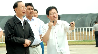 原中共中央書記處書記、中紀(jì)委副書記何勇視察我公司